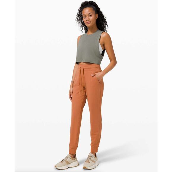 LULULEMON Ready to Rulu Jogger 29" Desert Sun Orange Sz 8 {HH45} - Picture 1 of 6